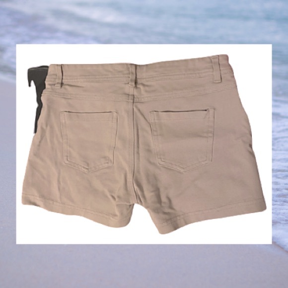 Stretch Khaki Shorts - Picture 2 of 3